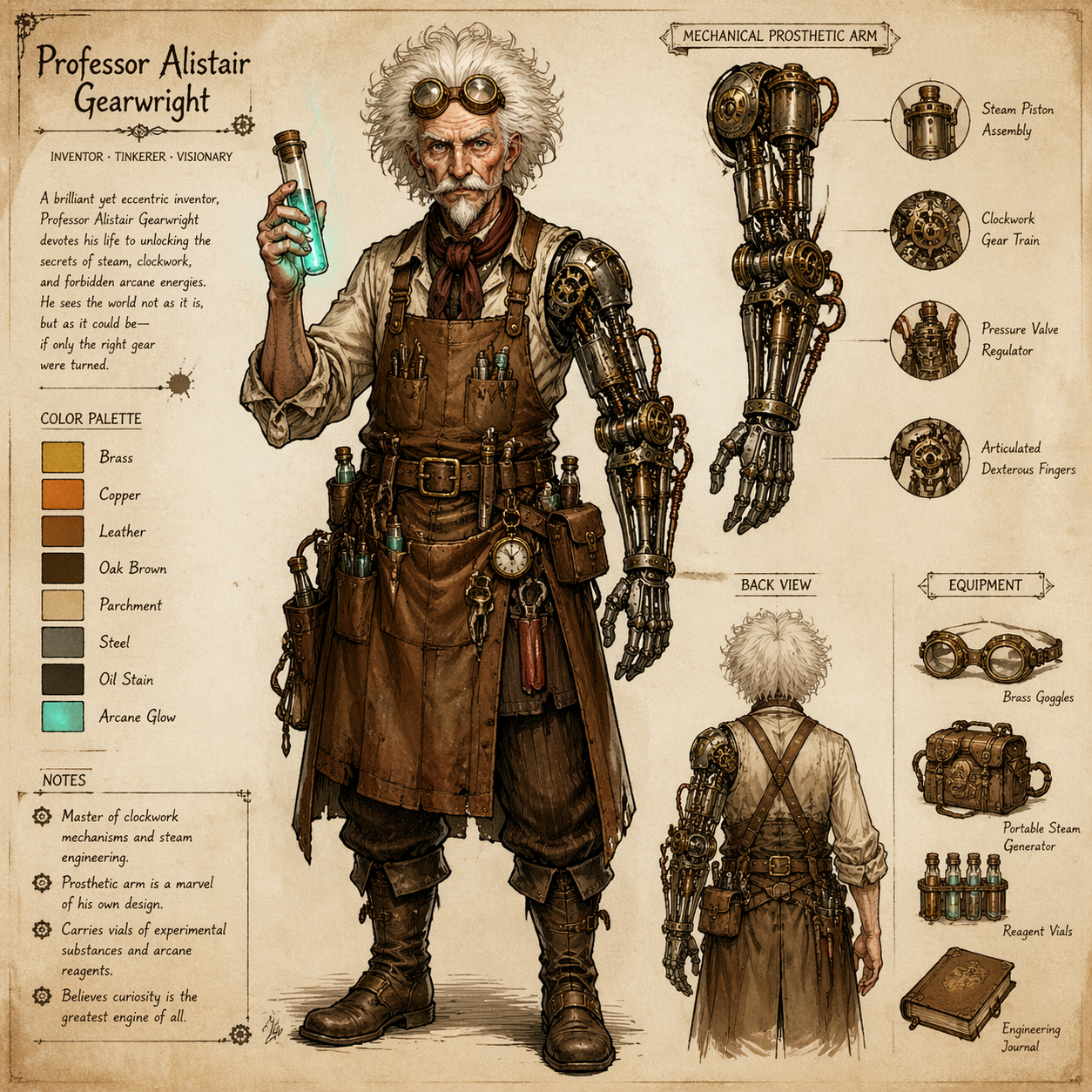 Steampunk Inventor