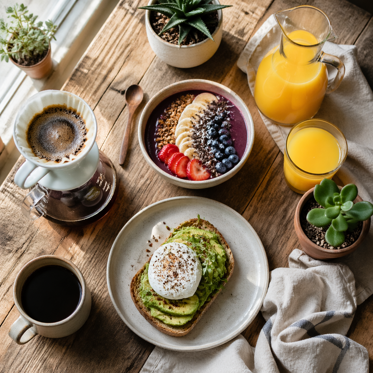 Flat Lay Food Photography