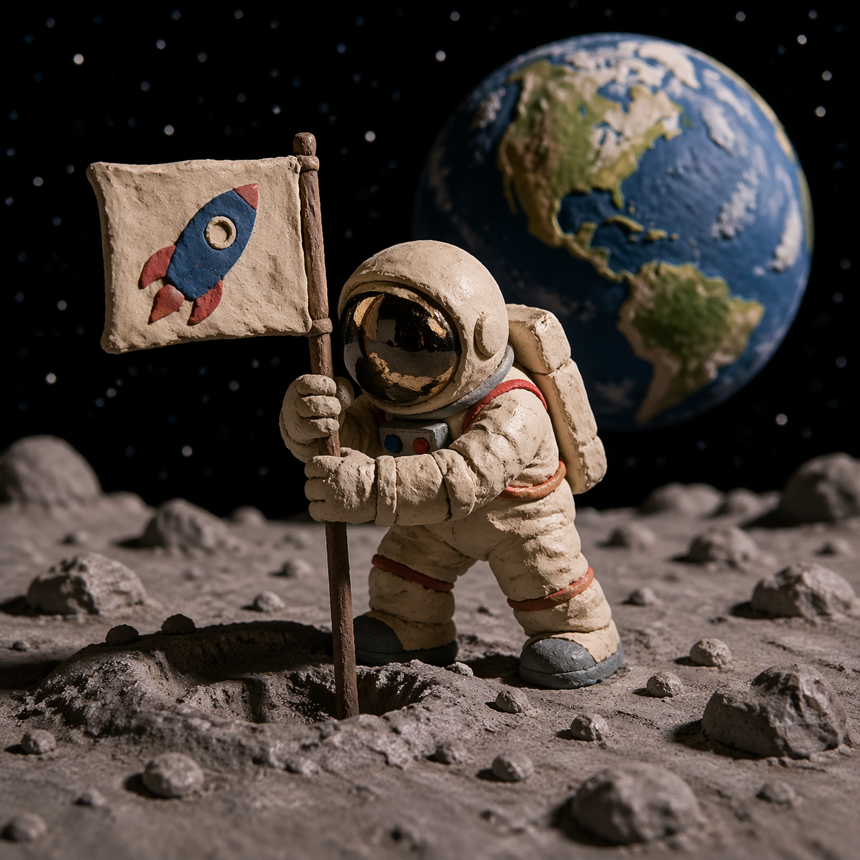 Claymation Character Scene