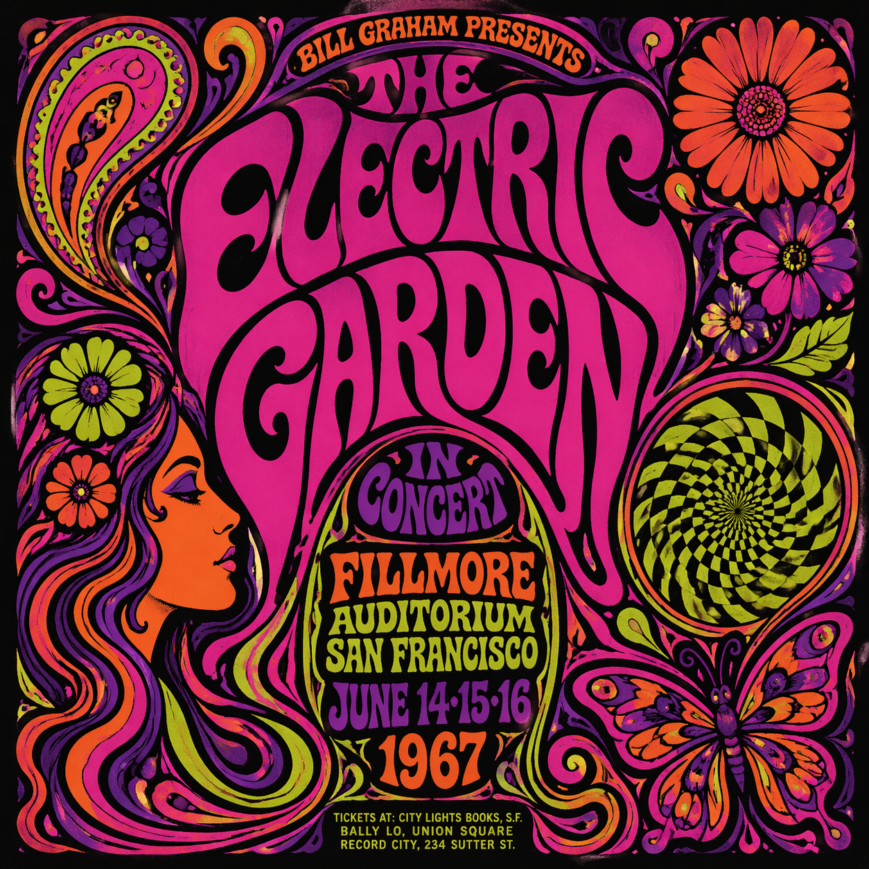 Psychedelic Concert Poster