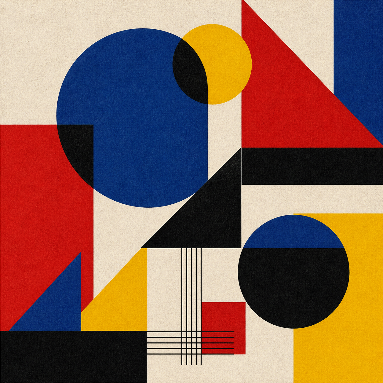 Geometric Abstract Composition