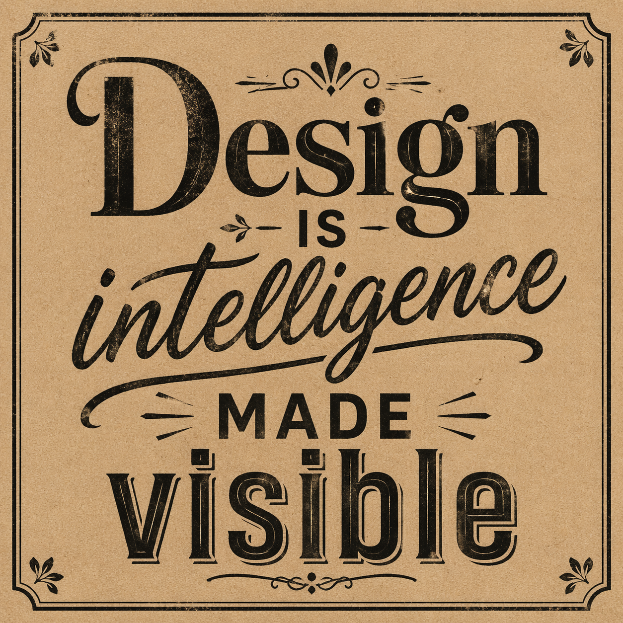 Hand-Lettered Quote Poster