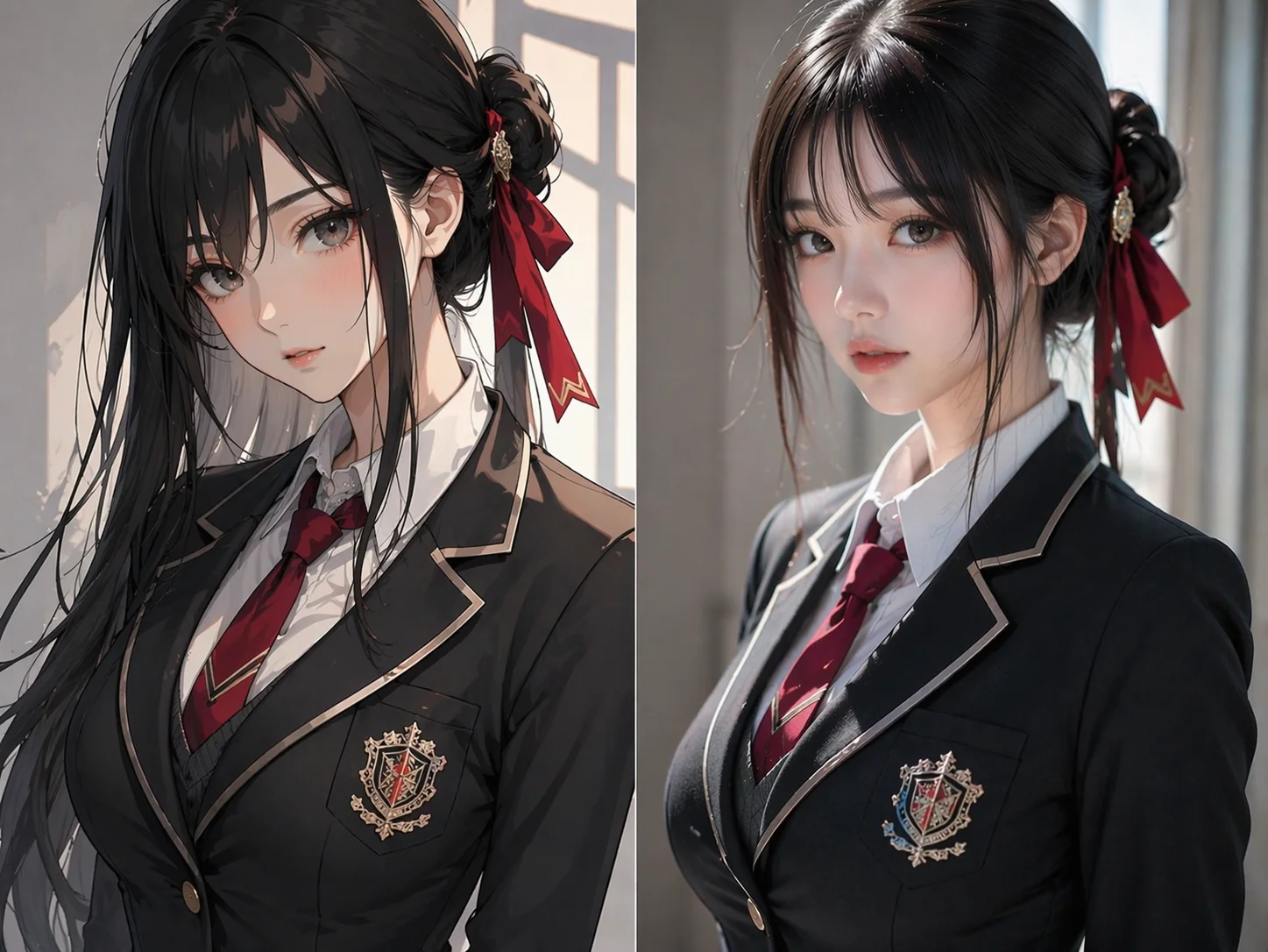 Anime girl illustration